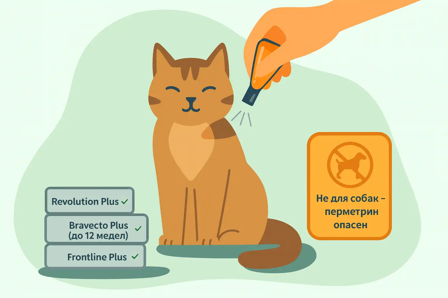 Лучшие капли от блох для кошек 2025