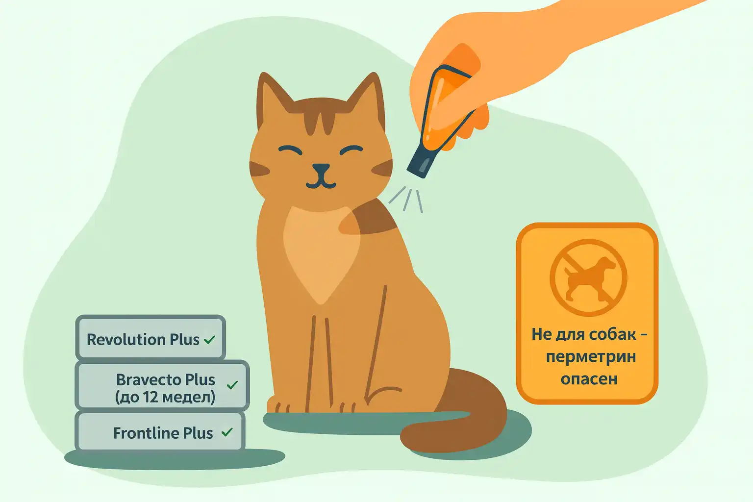 Лучшие капли от блох для кошек 2025