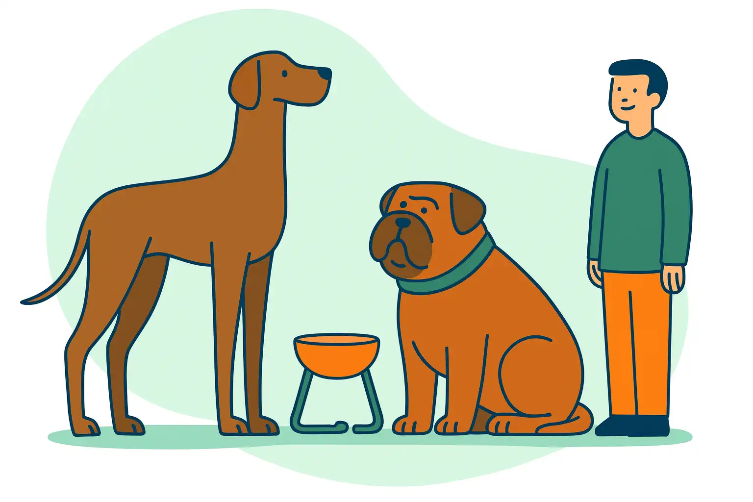 Самые большие собаки в мире: породы-гиганты 2025