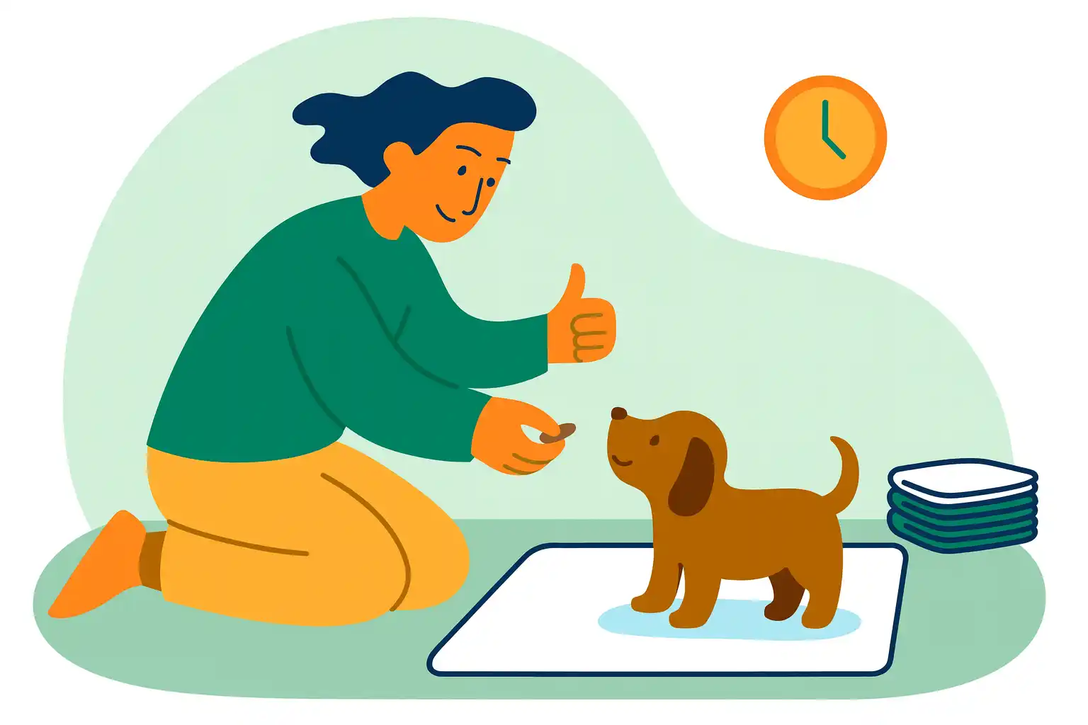 Как приучить собаку к пеленке: инструкция за 2-3 недели