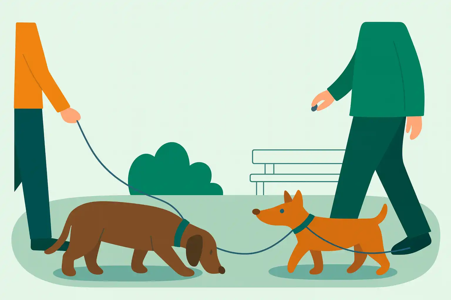 Как подружить двух собак в одном доме: инструкция