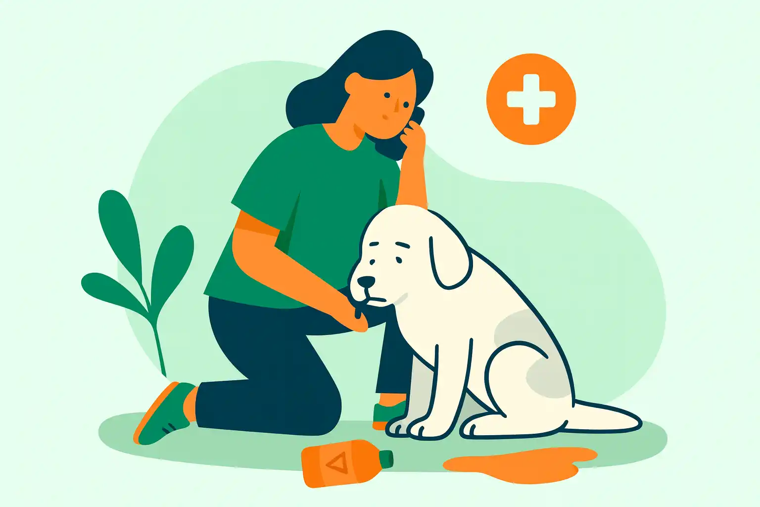 Отравление собаки: симптомы и первая помощь