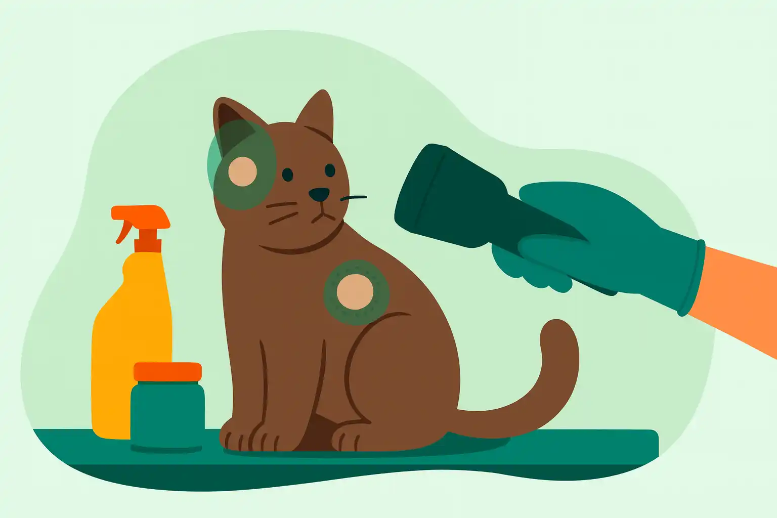 Лишай у кошек: симптомы, лечение и профилактика