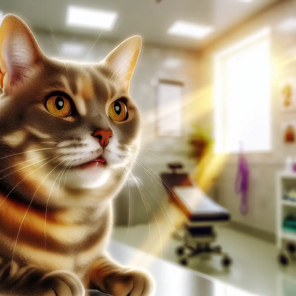 Здоровая кошка после успешной вакцинации