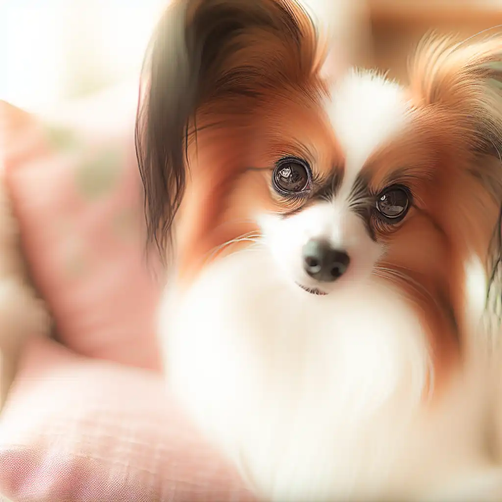 Портрет папильона — самой умной декоративной породы собак