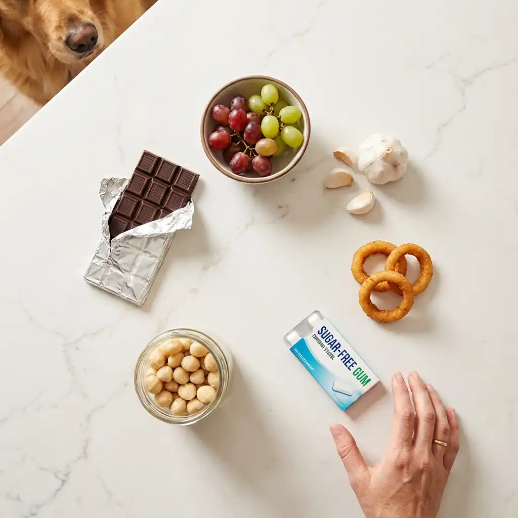 Токсичные продукты для собак: шоколад, виноград, лук, чеснок и ксилит