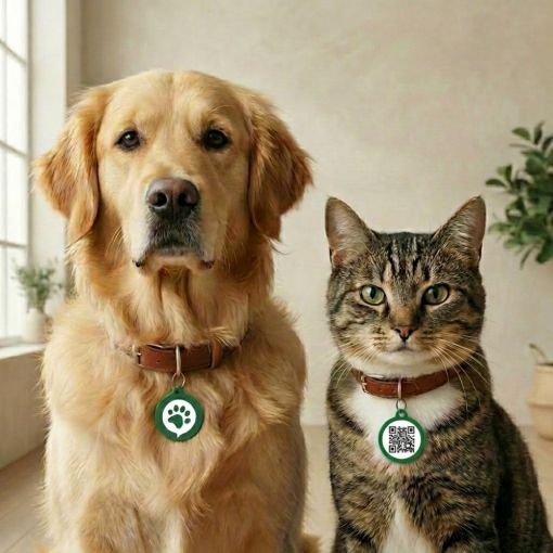 Адресник Pet911 с QR-кодом для собак и кошек