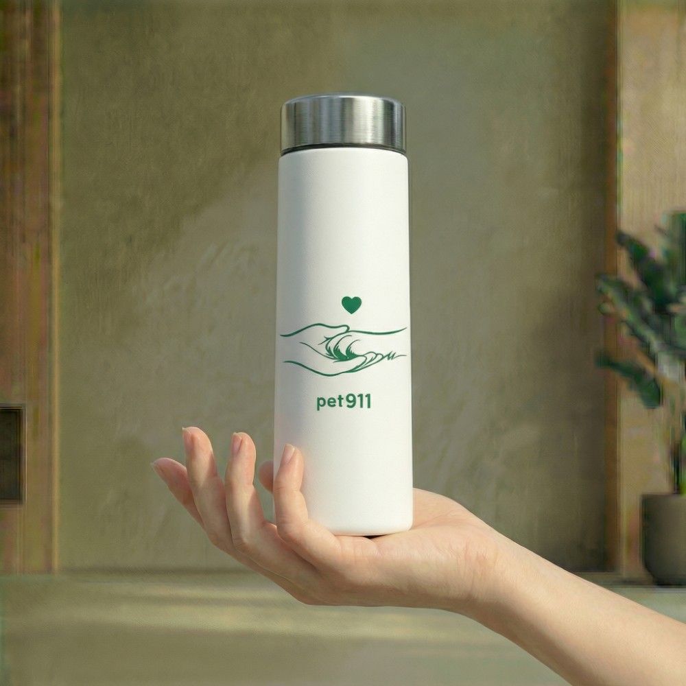Термобутылка pet911 белая